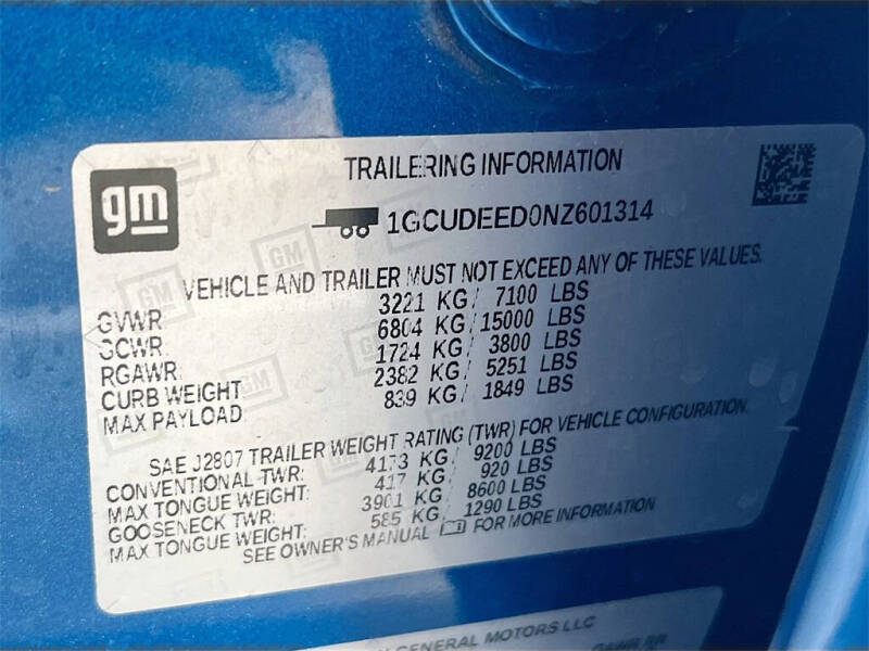 2022 Chevrolet Silverado 1500