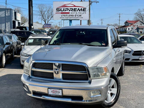 2011 RAM 1500 for sale at Supreme Auto Sales in Chesapeake VA