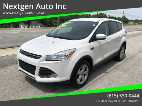 2015 Ford Escape for sale at Nextgen Auto Inc in Smithville TN