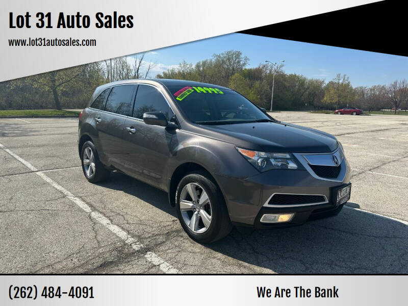 2012 Acura MDX for sale at Lot 31 Auto Sales in Kenosha WI