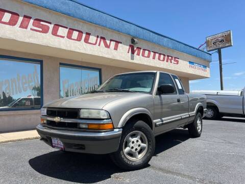 2000 Chevrolet S-10 for sale at Discount Motors in Pueblo CO