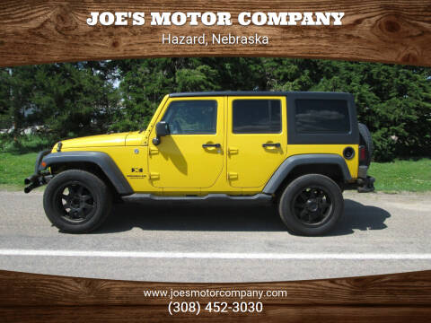 2008 Jeep Wrangler Unlimited for sale at Joe's Motor Company in Hazard NE