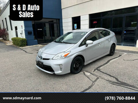 2015 Toyota Prius for sale at S & D Auto Sales in Maynard MA