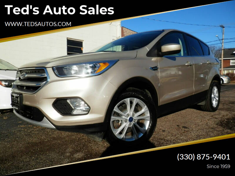 2017 Ford Escape for sale at Ted's Auto Sales in Louisville OH