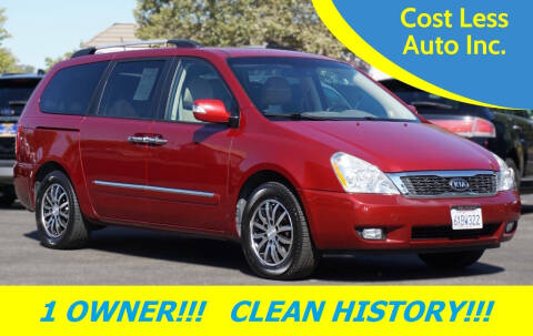 2012 Kia Sedona for sale at Cost Less Auto Inc. in Rocklin CA