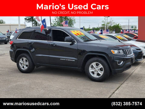 2016 Jeep Grand Cherokee for sale at Mario's Used Cars in Houston TX
