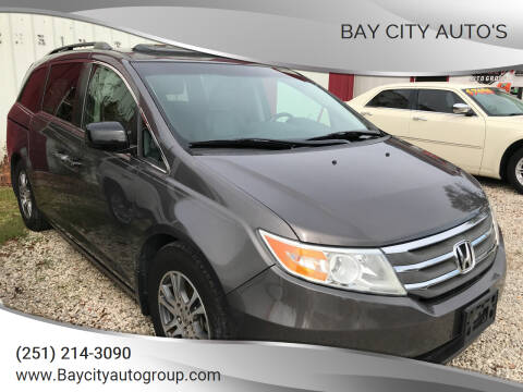 2012 Honda Odyssey for sale at Bay City Auto's in Mobile AL