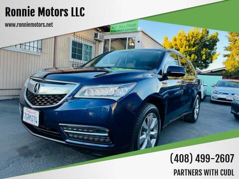 2015 Acura MDX for sale at Ronnie Motors LLC in San Jose CA