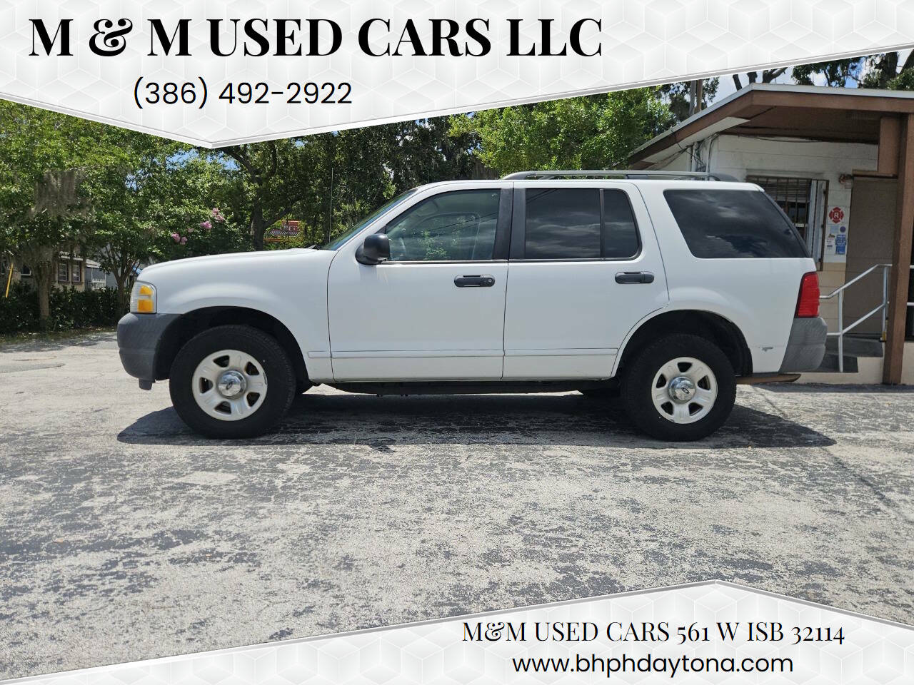 White 2003 Ford Explorer XLS XLS 4dr SUV 1