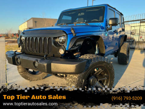 2016 Jeep Wrangler Unlimited for sale at Top Tier Auto Sales in Sacramento CA