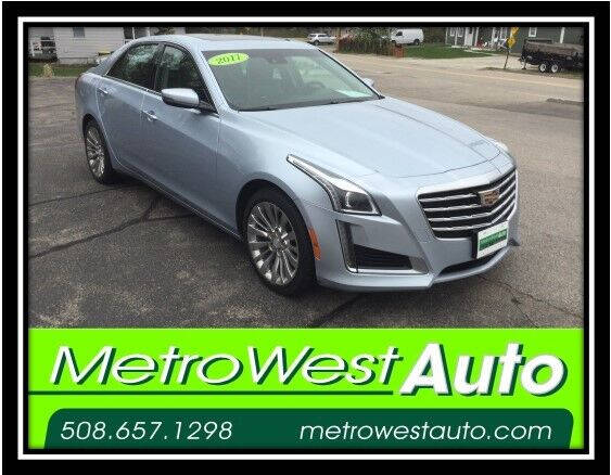 2017 Cadillac CTS for sale at Metro West Auto in Bellingham MA
