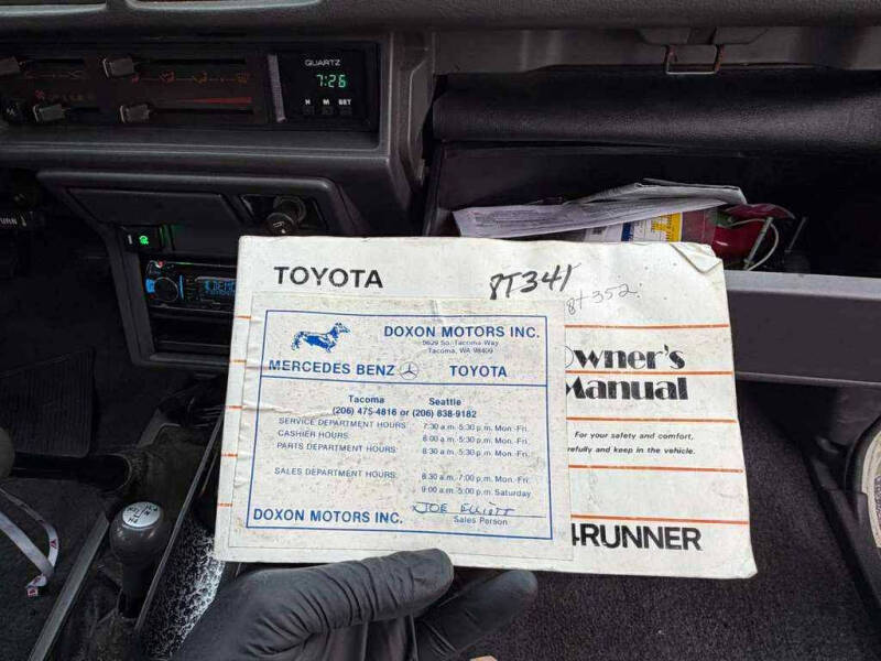 1987 Toyota 4Runner SR5