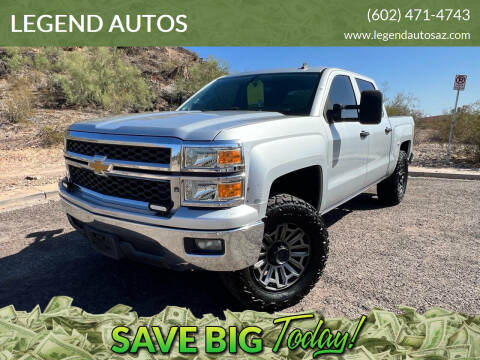 2014 Chevrolet Silverado 1500 for sale at LEGEND AUTOS in Phoenix AZ