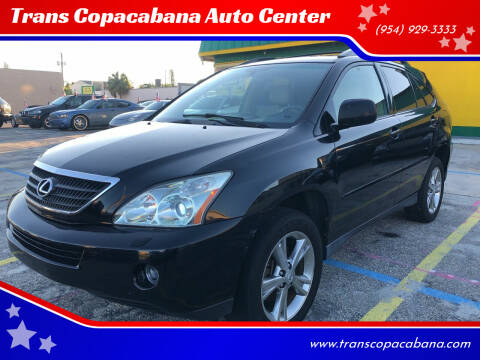 2006 Lexus RX 400h for sale at TransCopacabana.Com in Hollywood FL