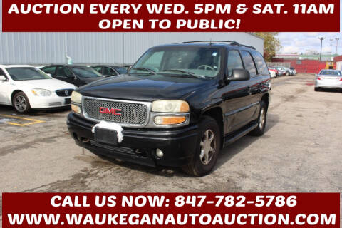 2002 GMC Yukon for sale at Waukegan Auto Auction in Waukegan IL