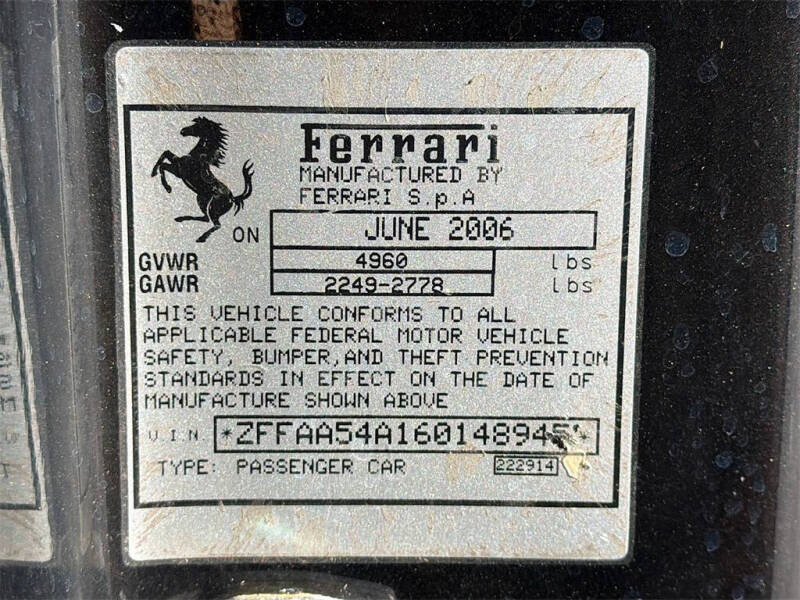 2006 Ferrari 612 Scaglietti