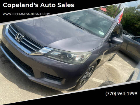 2014 Honda Accord for sale at Copeland's Auto Sales in Union City GA