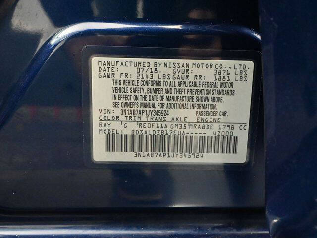 2018 Nissan Sentra SV