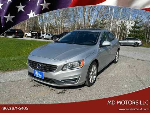 2016 Volvo S60 for sale at MD Motors LLC in Williston VT