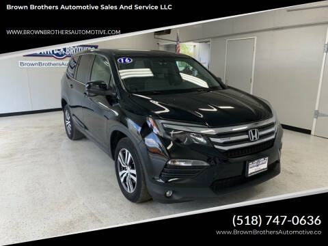 2016 Honda Pilot for sale at Brown Brothers Automotive Sales And Service LLC in Hudson Falls NY