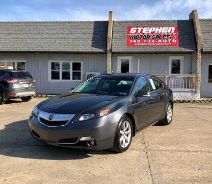 2013 Acura TL for sale at Stephen Motor Sales LLC in Caldwell OH