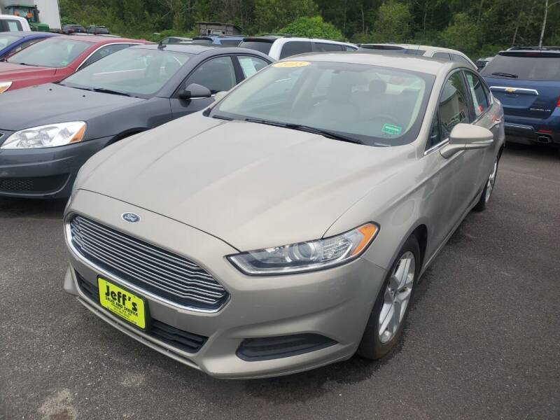 2015 Ford Fusion for sale at Jeff's Sales & Service in Presque Isle ME