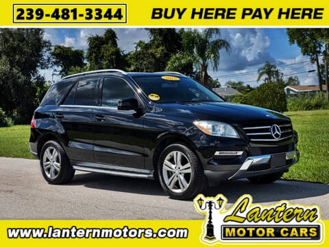 2013 Mercedes-Benz M-Class for sale at Lantern Motors Inc. in Fort Myers FL