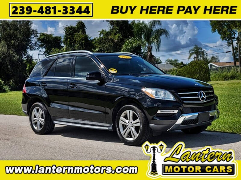 2013 Mercedes-Benz M-Class for sale at Lantern Motors Inc. in Fort Myers FL