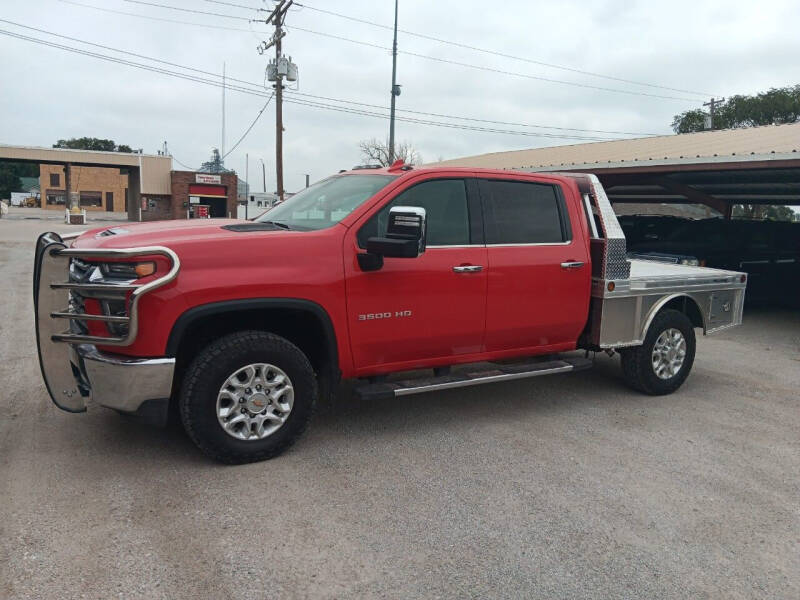 Used 2021 Chevrolet Silverado 3500HD LTZ with VIN 1GC4YUE71MF204025 for sale in Cambridge, NE