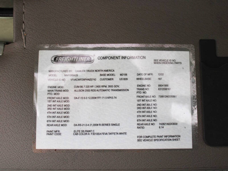 2023 Freightliner M2 106