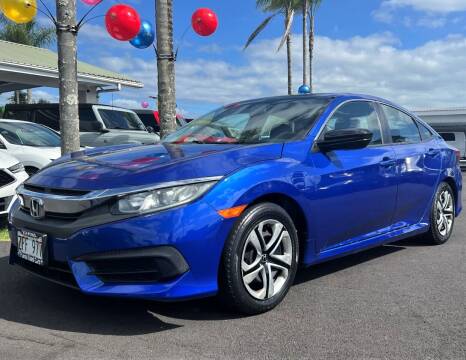 2017 Honda Civic for sale at PONO'S USED CARS in Hilo HI