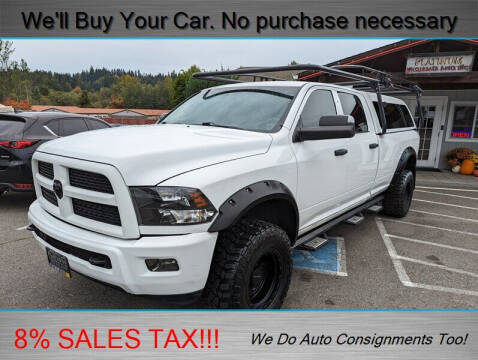 2011 RAM 3500 for sale at Platinum Autos in Woodinville WA