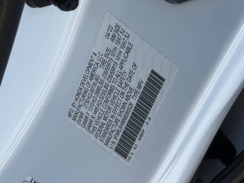 2022 Honda Odyssey Elite