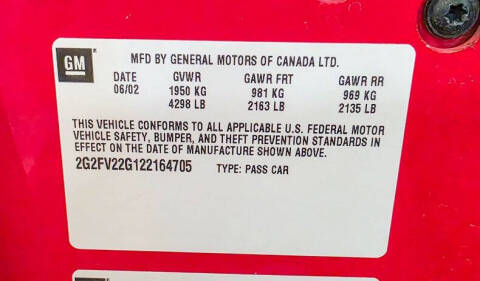 2002 Pontiac Firebird