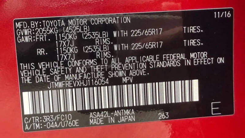 2017 Toyota RAV4 XLE