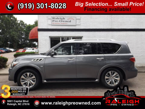 2017 Infiniti QX80 for sale at Raleigh Pre-Owned in Raleigh NC