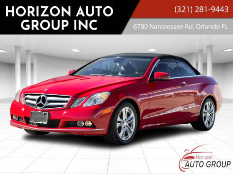 2011 Mercedes-Benz E-Class for sale at HORIZON AUTO GROUP INC in Orlando FL