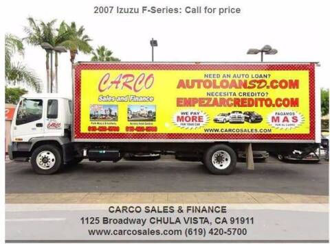 2007 Isuzu F-Series for sale at CARCO OF POWAY in Poway CA