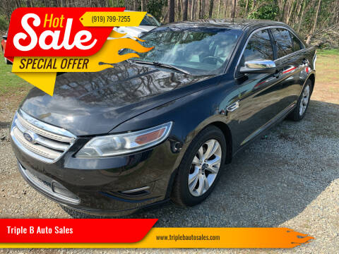 2011 Ford Taurus for sale at Triple B Auto Sales in Siler City NC