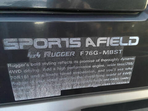 1991 Daihatsu Rugger Rocky Taft Fourtrak