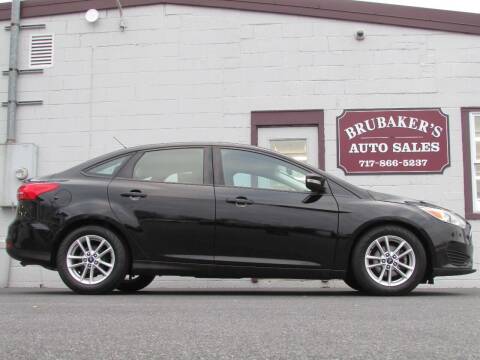 2017 Ford Focus for sale at Brubakers Auto Sales in Myerstown PA