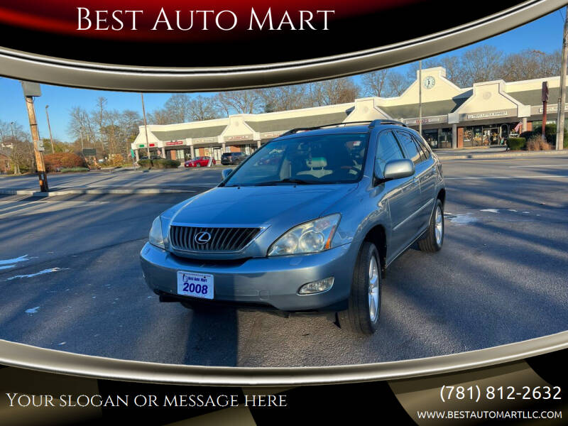 2008 Lexus RX 350 for sale at Best Auto Mart in Weymouth MA