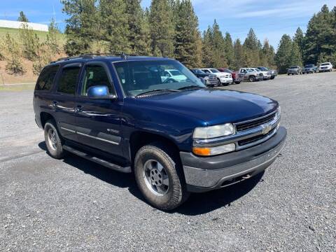 2003 Chevrolet Tahoe for sale at CARLSON'S USED CARS in Troy ID