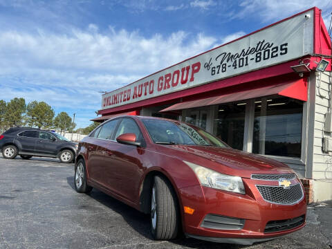 2012 Chevrolet Cruze for sale at Unlimited Auto Group of Marietta in Marietta GA