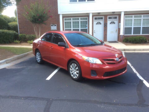 2012 Toyota Corolla for sale at A Lot of Used Cars in Suwanee GA