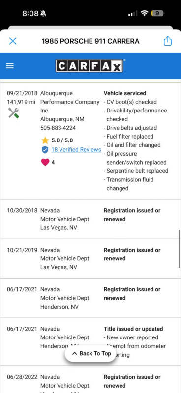 1985 Porsche 911 Carrera