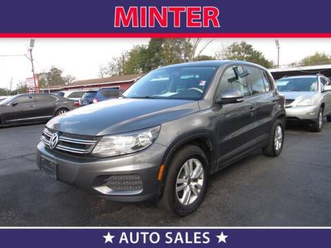 2013 Volkswagen Tiguan for sale at Minter Auto Sales in South Houston TX