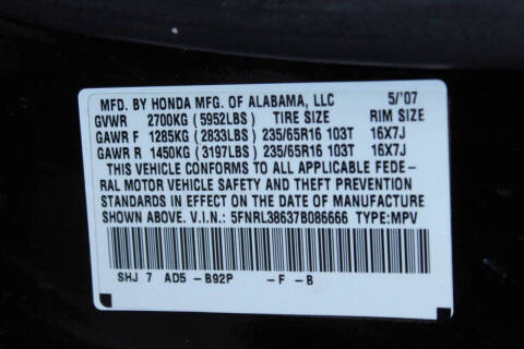 2007 Honda Odyssey EX-L