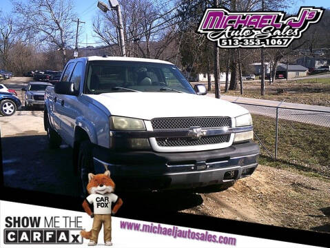 2005 Chevrolet Silverado 1500HD for sale at MICHAEL J'S AUTO SALES in Cleves OH