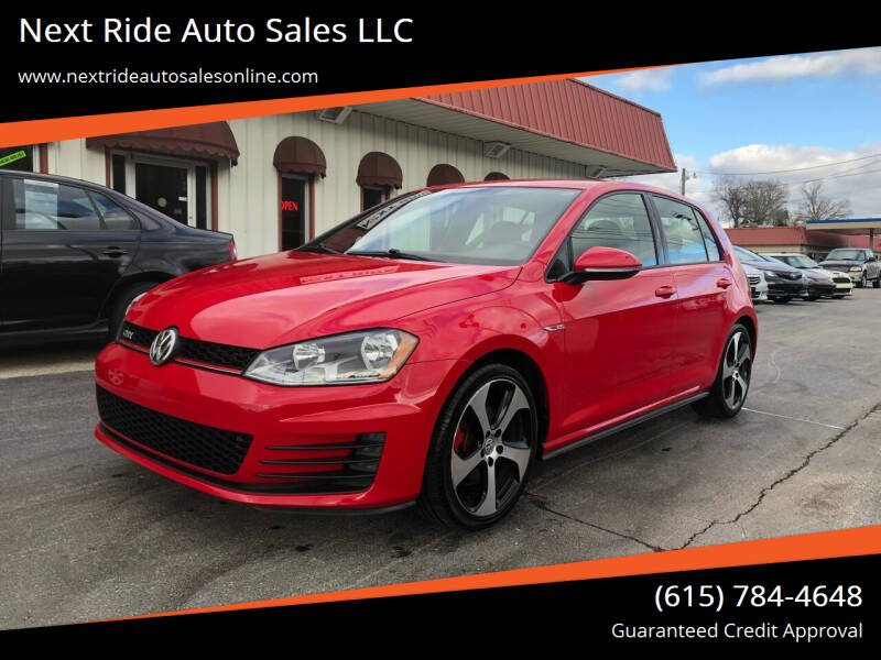 2015 Volkswagen Golf GTI for sale at Next Ride Auto Sales in Lebanon TN